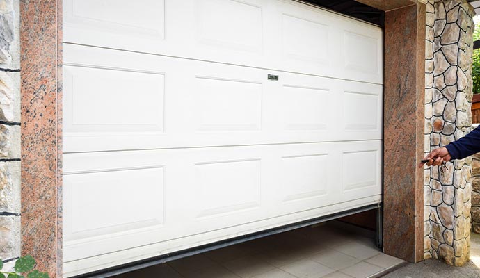 Residential garage door remote control
