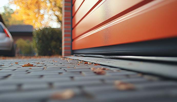Bottom seal garage door