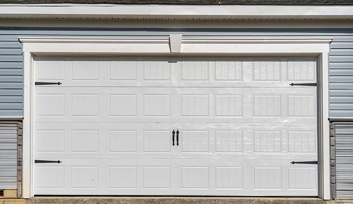 Insulated garage door
