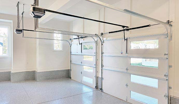Residential garage interior