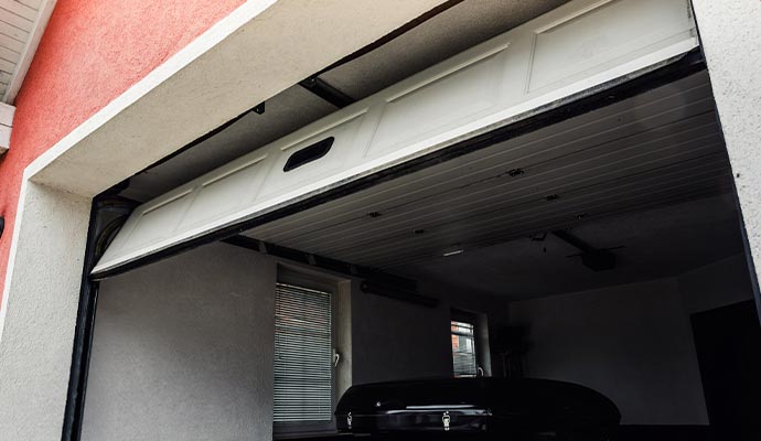 Open garage door
