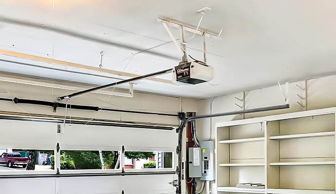 Screw drive garage door opener