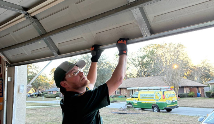 Garage door replacement service