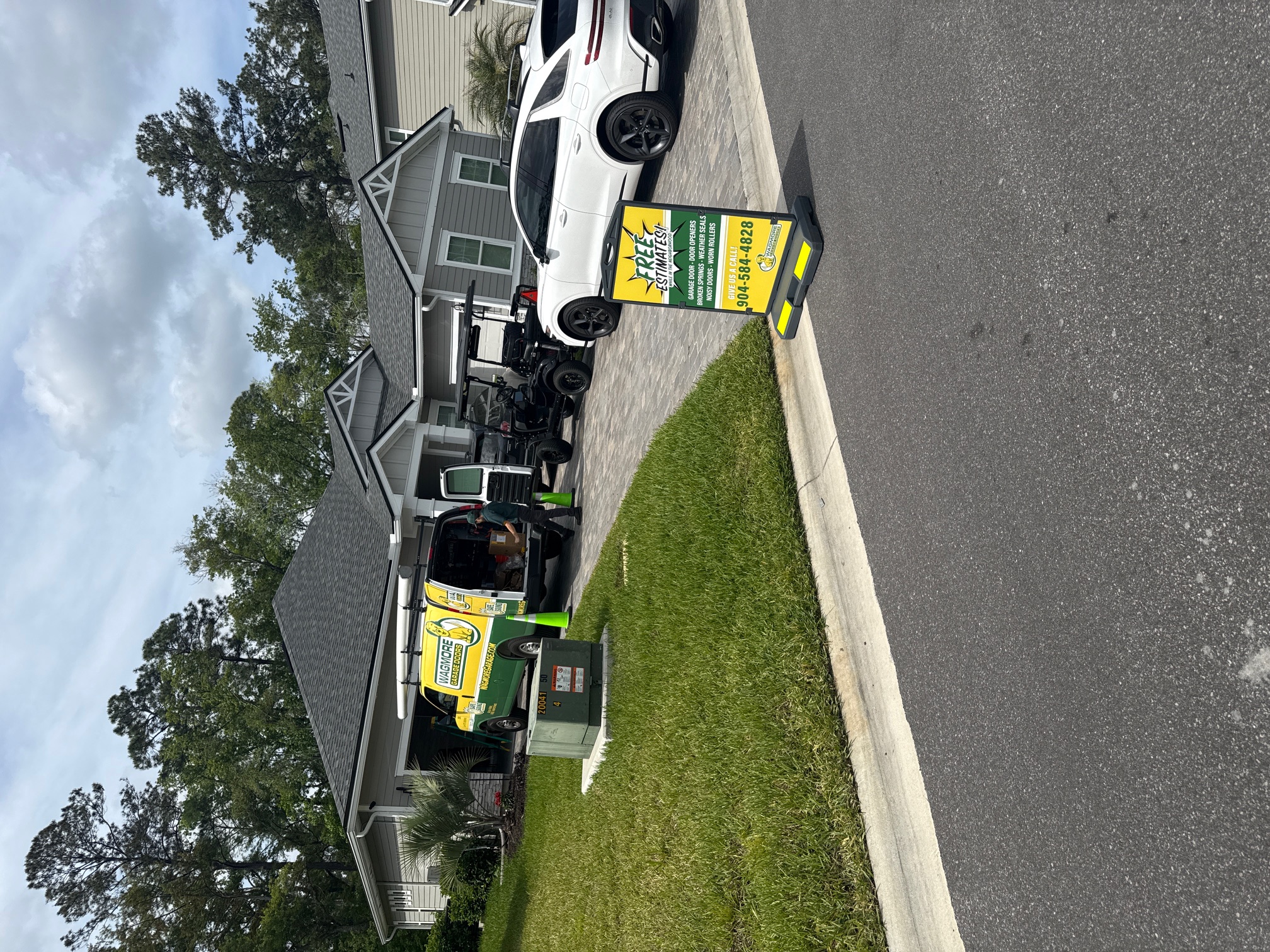 Wagmore van outside house