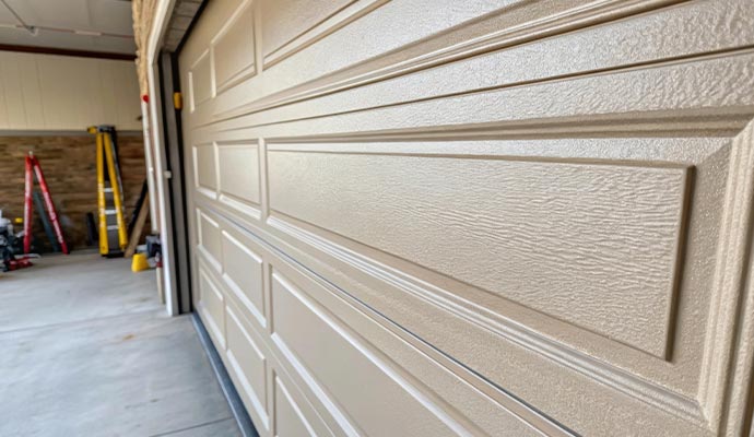 Insulated garage door